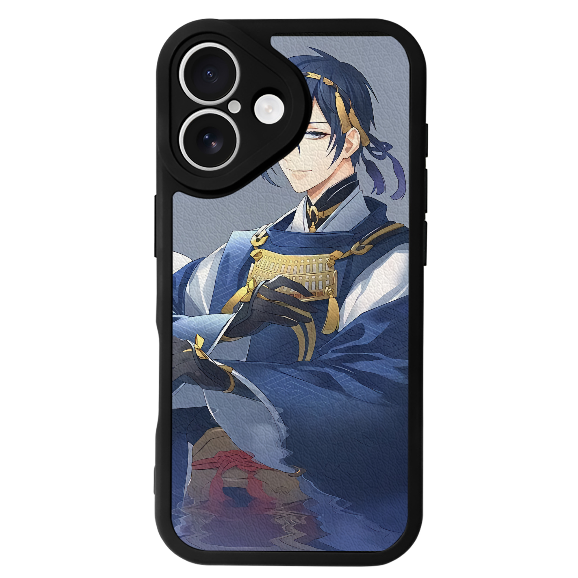 （画像用） 刀剣乱舞 Touken Ranbu 【iPhone 16シリーズ対応】シリコンスマホケース（レザー調） 材質：シリコン